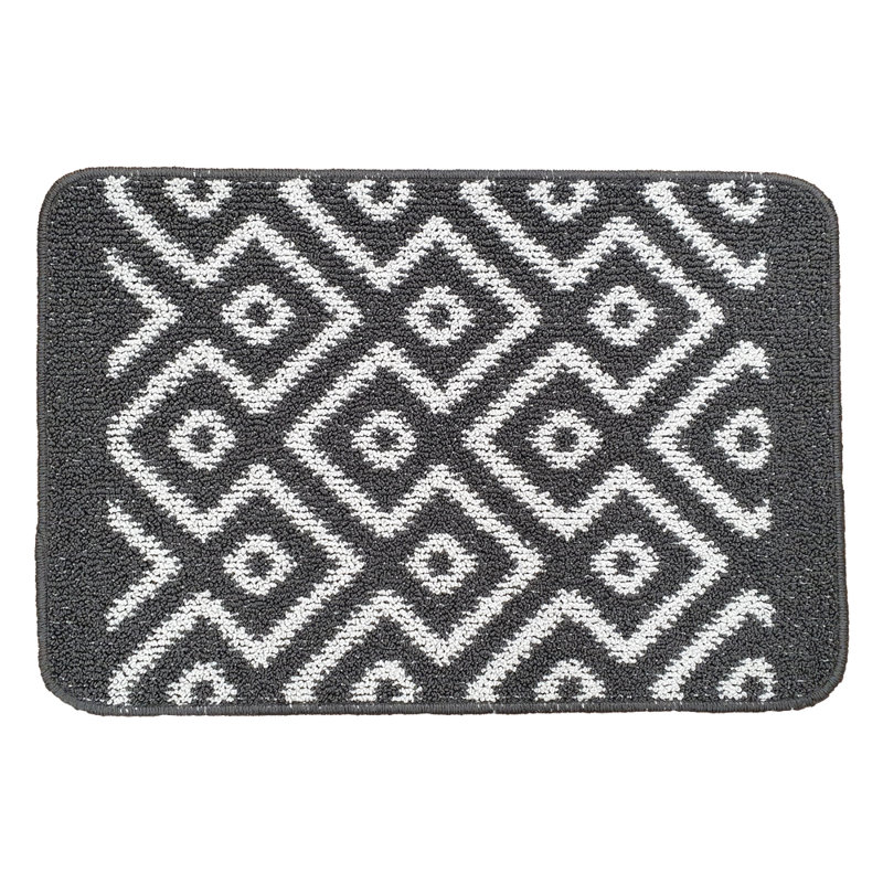 My Stain Resistant Kitchen Mat, Rectangle 50 x 75 cm, Grey