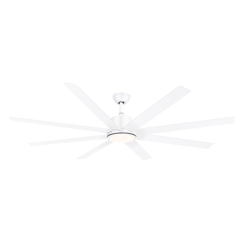 Wrought Studio™ 72'' Ceiling Fans with Lights and Remote Control for Indoor, White