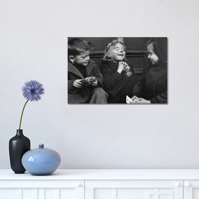 Card Players (NYC, 1955) 1 Piece Wall Art on Canvas