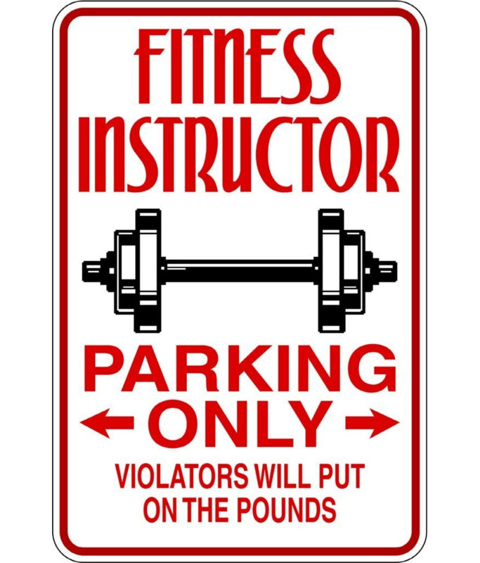 Décalcomanie murale "gym picture instructor"