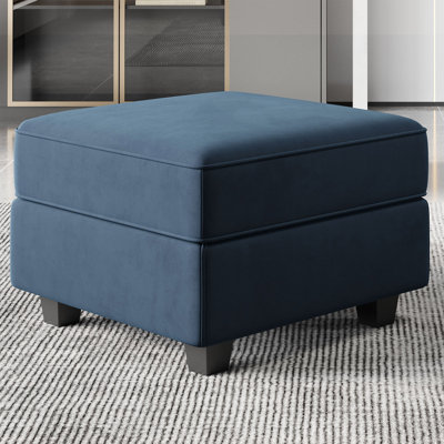 Pièce de module de tabouret avec repose-pieds de rangement pour canapé modulaire de 26,4 po de largeur nairoby