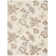 Aloha  Floral Beige Indoor/Outdoor Area Rug