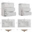 Ensemble de meuble-lavabo double 60 po-196547587