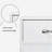 Two door Side Table-White