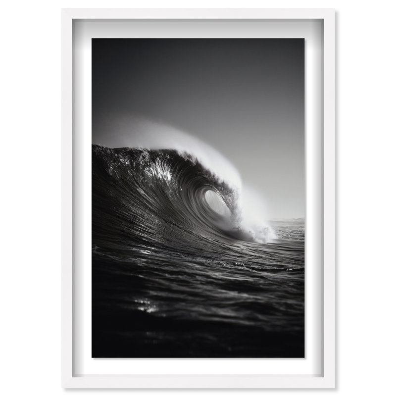 Tectonic Flow II Print by Oliver Gal, 55.5"H x 37.5"W, White Shadowbox