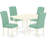 3 Piece Dining Set Contains a Rectangle Dining Room Table with Dropleaf and 2 Pond Faux Leather Upholstered Parson Chairs, Linen White-1260608534-1260608530-1274180110