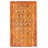 One-of-a-Kind 6'2" New Age Wool Area Rug in Orange
