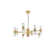 Granados 17 - Light Dimmable LED Sputnik Modern Linear Chandelier