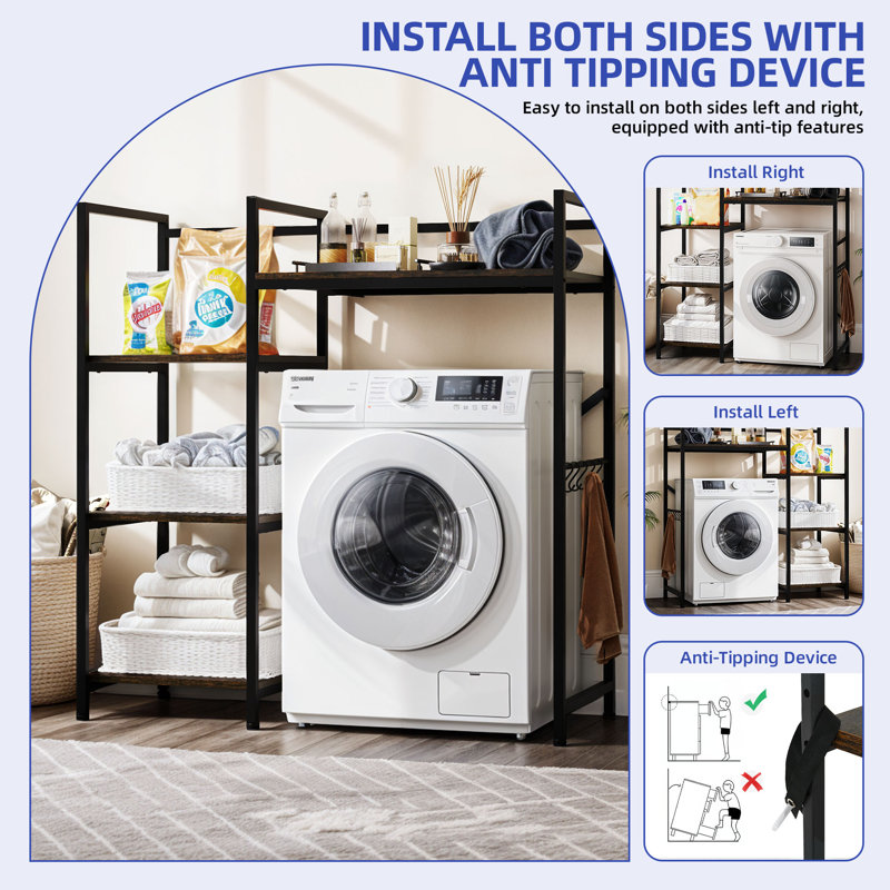 Versatile Washing Machine Rack