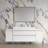 Pheby 31.5'' Single Bathroom Vanity with Ceramic, Acrylic Top with Mirror