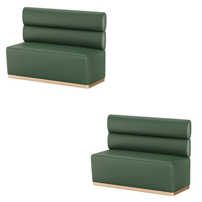 Banc rembourré en similicuir Light Luxury Fashion