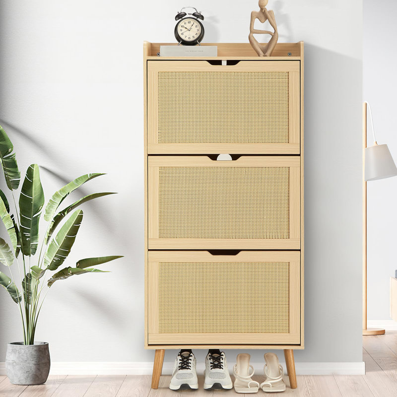 12 Pair Flip Down Shoe Storage