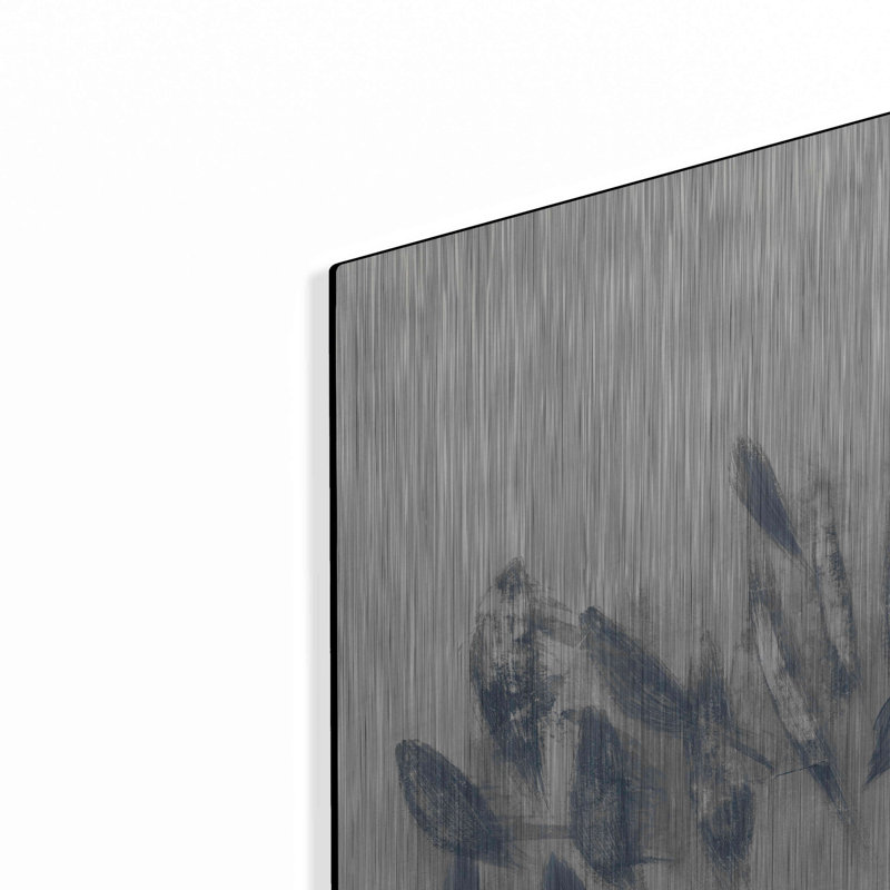 Art mural en métal Brayden Studio® «Gamment Waving Neutral» par Jo Maye, H 16 po x l 24 po