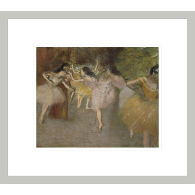 Rehearsal Before the Ballet by Edgar Degas -Framed Giclee Print