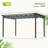 Aluminum Pergola with Retractable Canopy-90613900-90613905