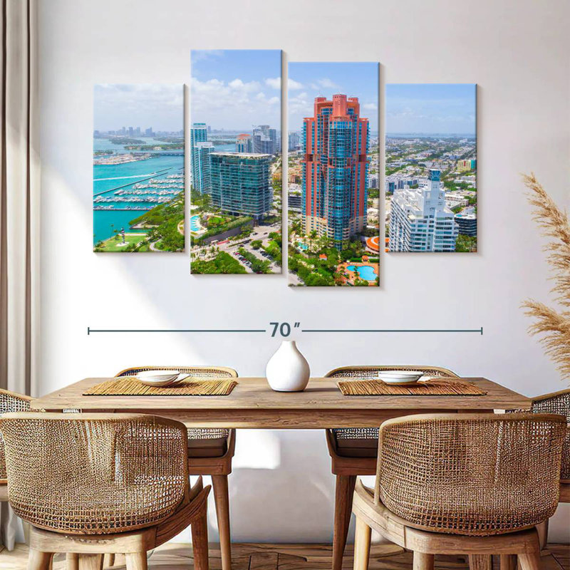 Gratte-ciel de Sirci South Beach, H 42 po x l 68 po
