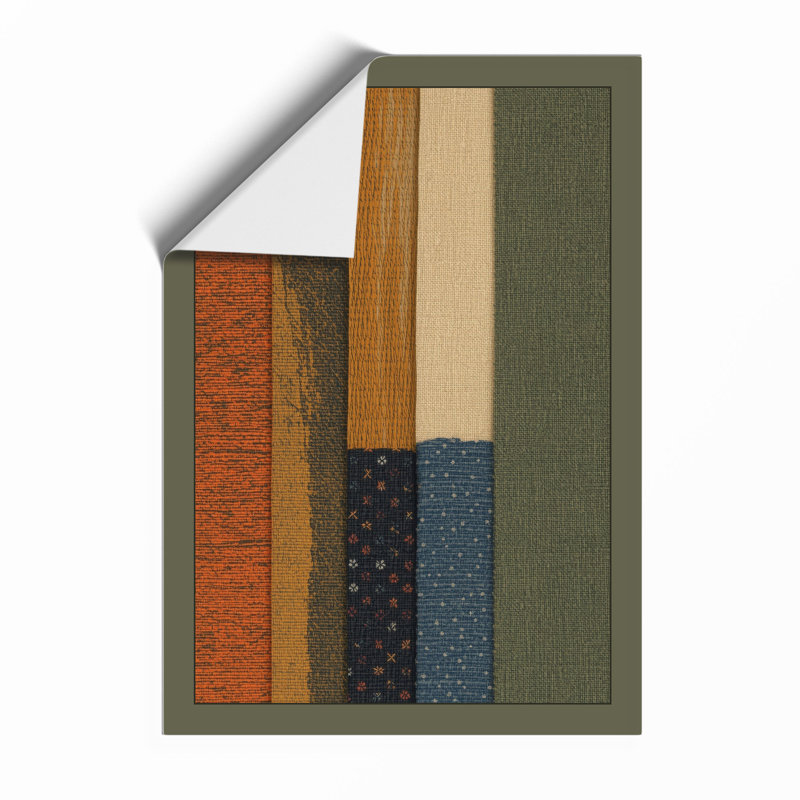 Textile Palette Minimalist - Print, Unframed, A3 - 42.0 x 29.7 cm