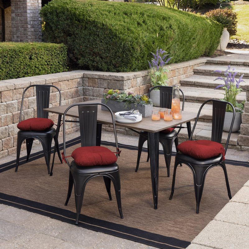 ARDEN Outdoor Seat Cushion, Red