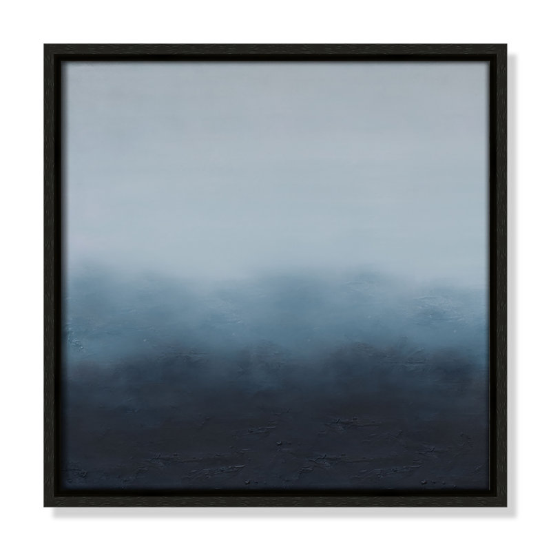 Elemental II Square Version Print by S.H. Khan, Espresso, 13.5" H x 13.5" W