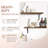 27Inch Cipolla For Wall 10" D X 27" W Set Of 2, Dark Walnut-288897078-284734313