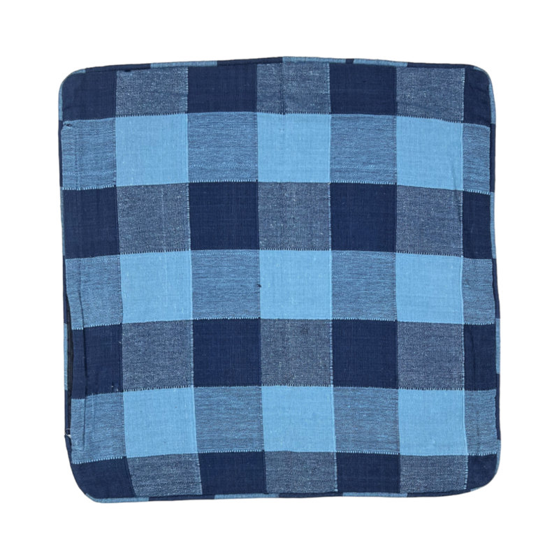 Eglinton Gingham Square Cushion, 40cmH x 40cmW