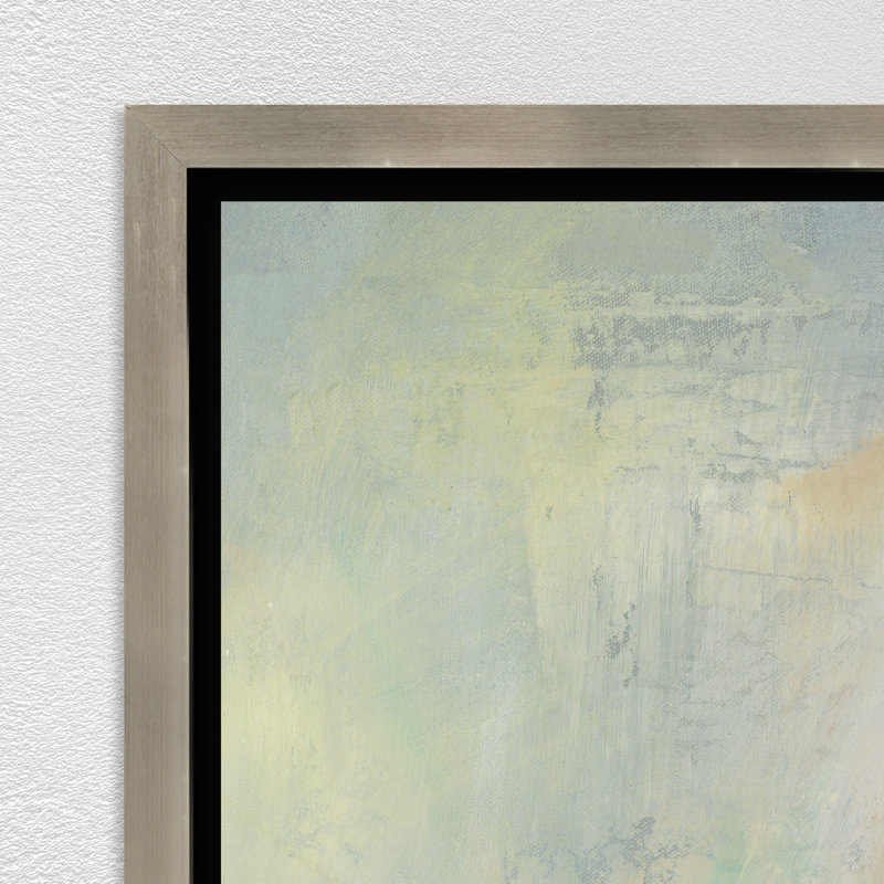 «In Spring II» par Victor Ryan - peinture sur toile à cadre flottant, Image au pinceau gel, H 48,75 po x l 31,75 po