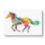 Painted Horse in Abstract - Wrapped Canvas-55312635