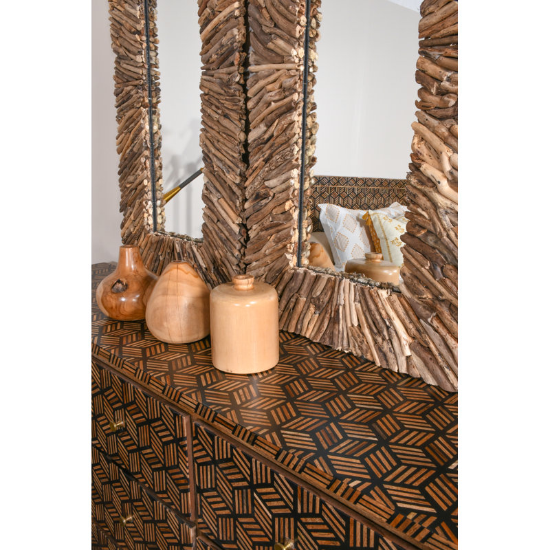 Chaun Handmade Solid Wood Table Vase