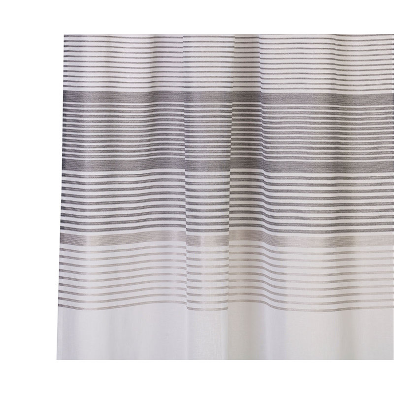 Mannsville Semi Sheer Curtain, Grey