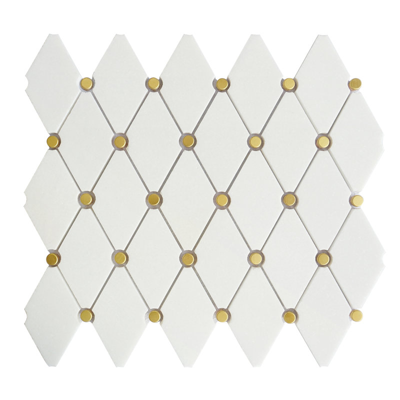 Polished Marble Hexagonal Mosaic Wall & Floor Tile