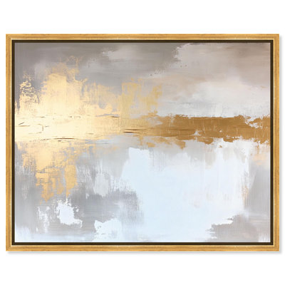Gossamer Gold II Canvas Print Abstract Art by Art Remedy