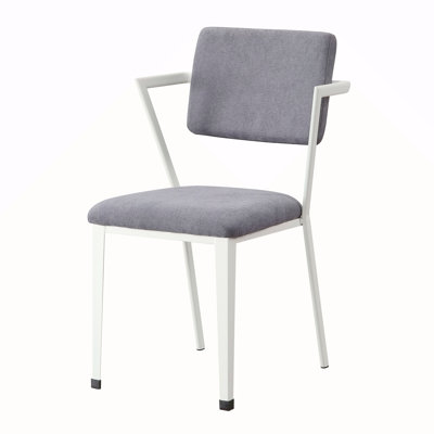 Chaise de bureau rembourrée à dossier ouvert