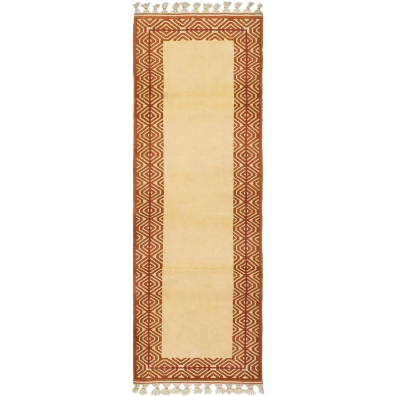 Tapis d’intérieur en laine rouge foncé 2 pi 8 po x 7 pi 9 po one-of-kind à la main-noué la 1990 melis Berdy