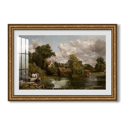 Le cheval blanc, 1819 - John Constable - Toile encadrée sur mesure