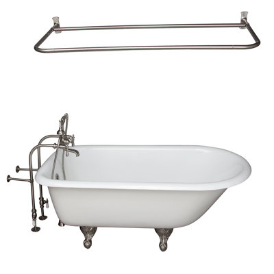 60'' x 30'' Soaking Cast Iron Bathtub
