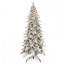 6FT Flocked Christmas Tree with LED Lights-87903851