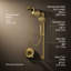 Kohler Purist Performance Showering Kit, 1.75 GPM Multifunction Showerhead and Handshower Package, Three Spray Settings-1793865227