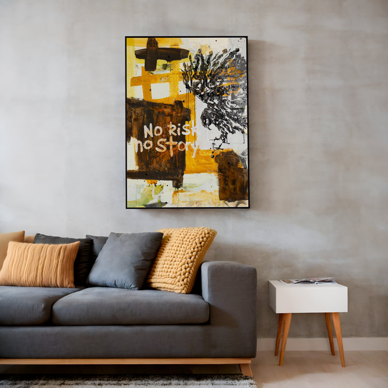 «No Risque, No Story No. 6» par Kent Youngstrom, reproduction d'art, H 48 po x l 36 po