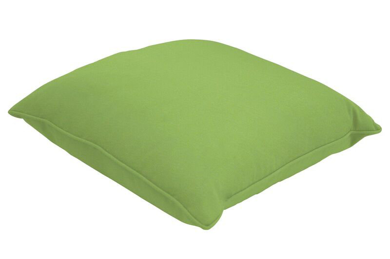 Sunbrella Lumbar Pillow, 13" H x 21" W, Canvas Ginkgo