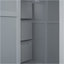 Full Size Bunk Bed With Wardrobe,Desk And Shelves-105583579