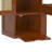 Wooden Bed With Two Storage Lockers, Drawer, And Storage Shelf On Headboard, Multifunctional Platform Bed With Natural Rattan-1915178840