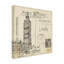 «Post card Sketches II» par Anne Tavoletti - peinture sur toile tendue-1408180684