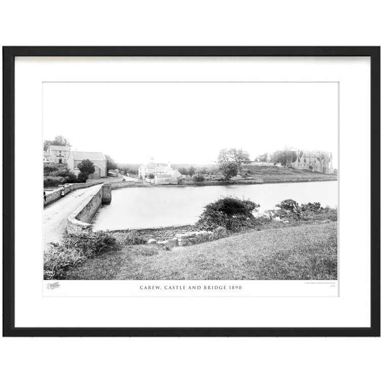 Carew, Castle And Bridge 1890 by Francis Frith - Single Picture Frame Print