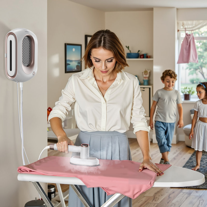Newbealer Full Size Garment Steamer with 3-Level Steam Control,Auto-Clean, 1.2L Extra-Large Tank & Safety Stop - Spring Clothes Cleaning Essentials