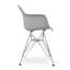 Fauteuil Modholic Eiffel avec pieds en acier, gris (ensemble de 2)-253025734-208414335