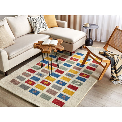 Hardrick Geometric Hand Woven Area Rug