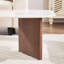 Modern Solid Wood Irregular Coffee Table, Simple Coffee Table Easy To Install For Living Room, Bedroom-259055204