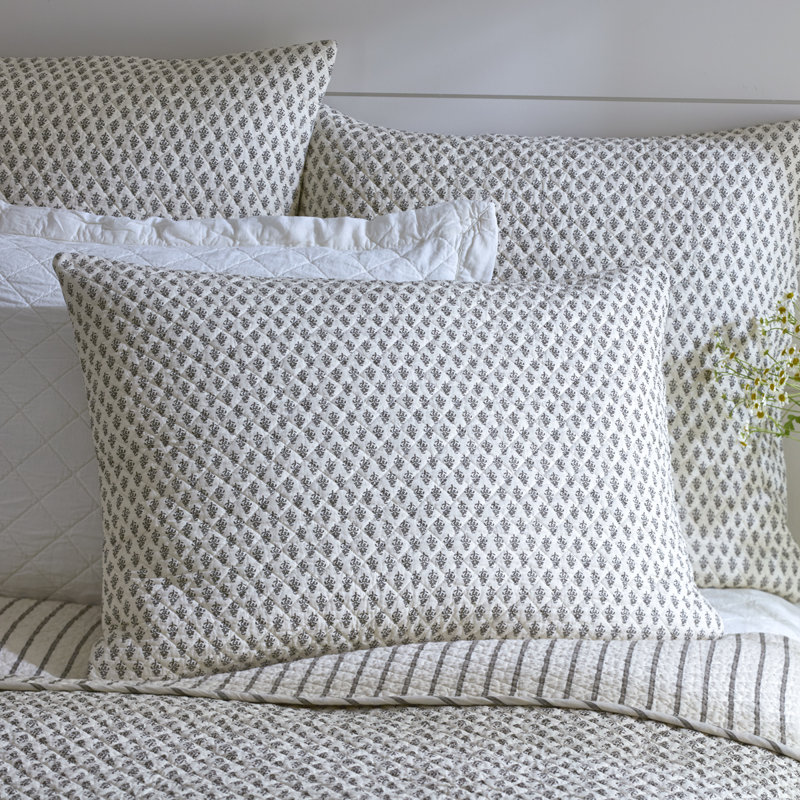 Bentley Block Print Sham, Queen