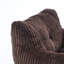 Fauteuil à billes en velours côtelé moelleux rembourré d'éponge à mémoire de forme-993237568