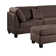 Canapé et chaise longue réversible avec repose-pieds Safeer